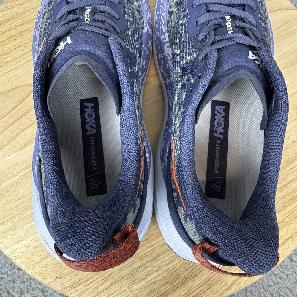 Hoka Speedgoat 6 Womens 9.5 B Nautical Dusk Sea Ice Hiking Trail Running Shoes - Picture 10 of 11